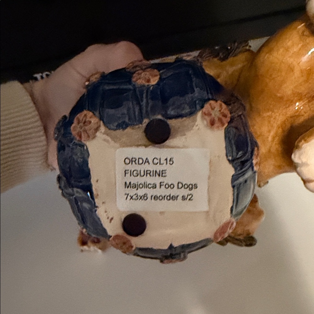 Colorful Ceramic Foo Dog - Picture 2 of 4